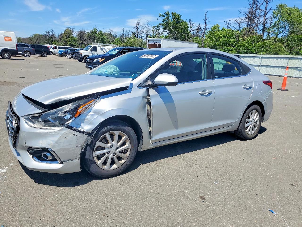 2022 Hyundai Accent SEL, VIN 3KPC24A64NE160804 — Front end