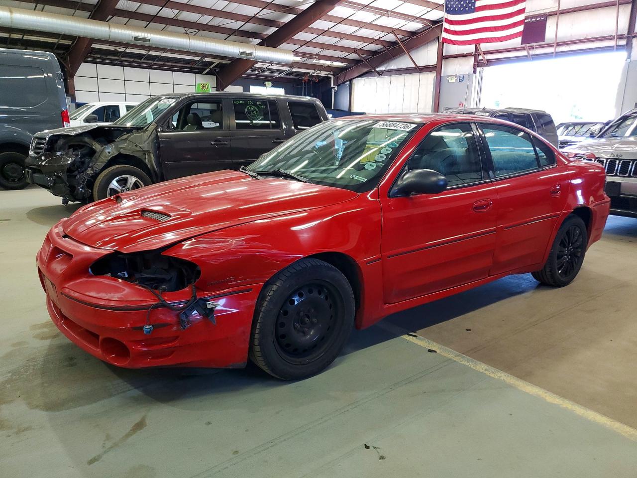 2004 Pontiac Grand Am GT, VIN 1G2NW52E34M697130 — Front end