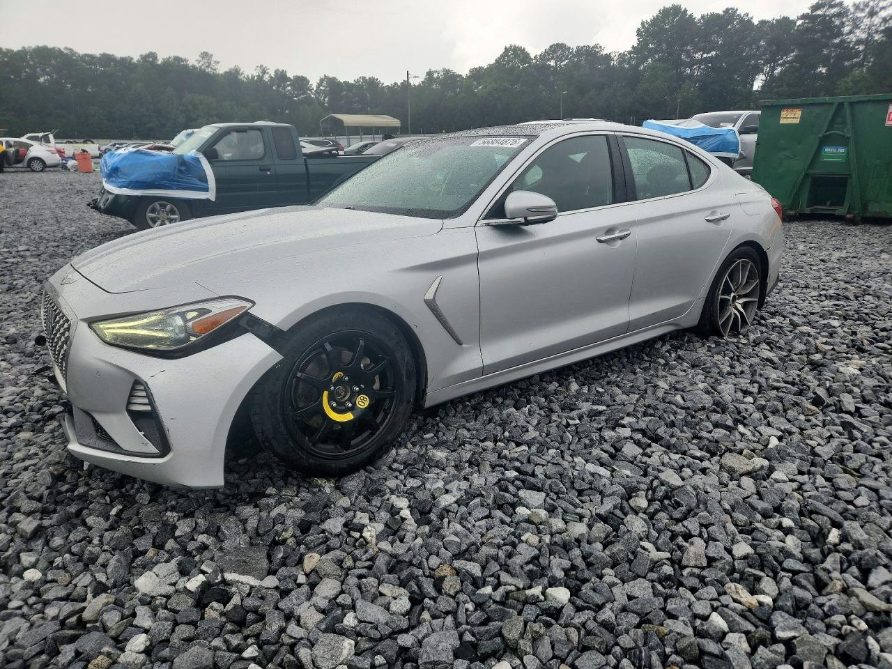 2019 Genesis G70 Advanced, VIN KMTG44LA4KU021820 — Перед