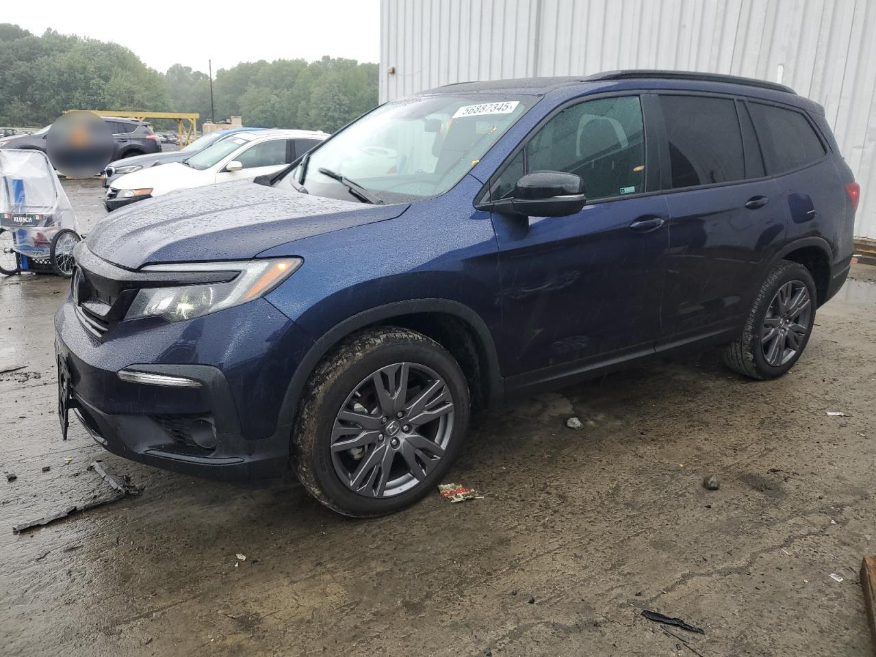 2022 Honda Pilot Sport, VIN 5FNYF6H33NB063198 — Missing or altered VIN