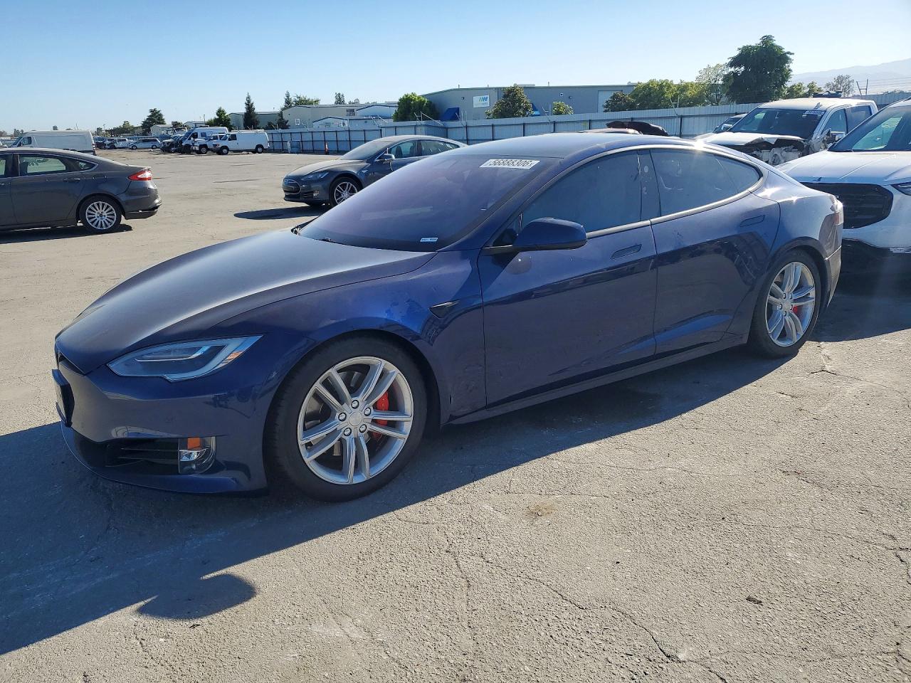 2017 Tesla Model S 100D, VIN 5YJSA1E28HF200840 — Minor dents and scratches