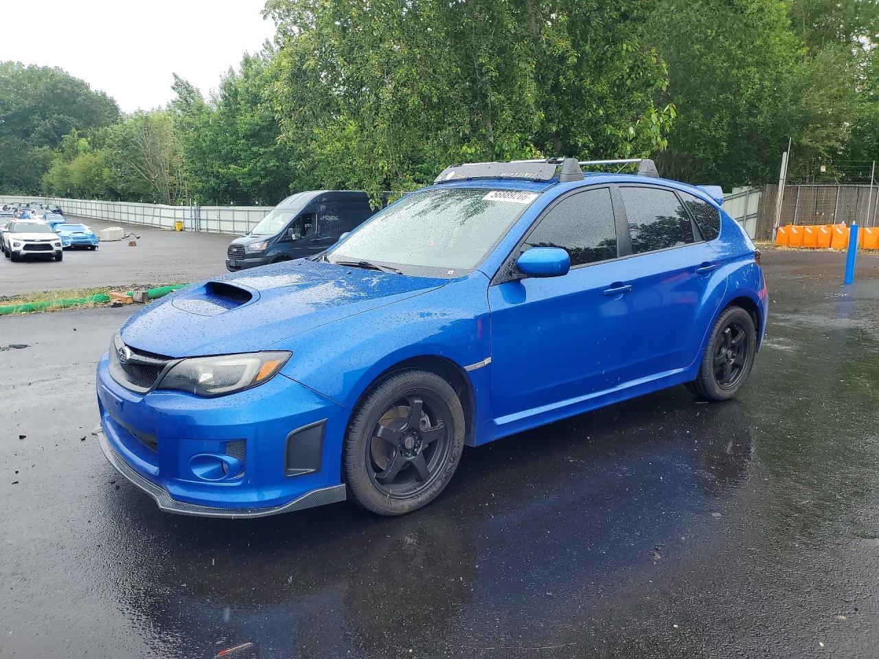 2012 Subaru WRX WRX Limited, VIN JF1GR7E63CG240848 — Rear end