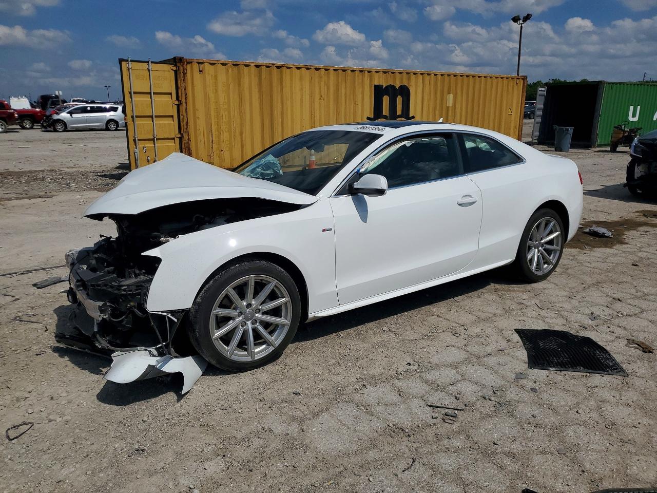 2015 Audi A5 Premium Plus, VIN WAUMFAFR7FA004364 — Front end
