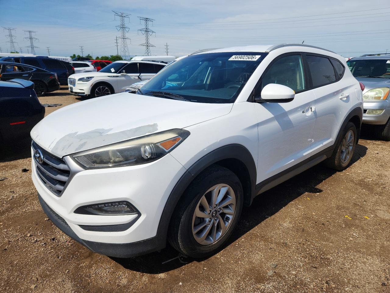 2017 Hyundai Tucson SE, VIN KM8J33A49HU306032 — Rear end