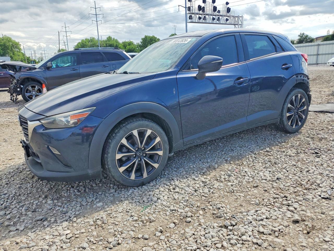 2019 Mazda CX-3 Touring, VIN JM1DKFC75K0405958 — Rear end