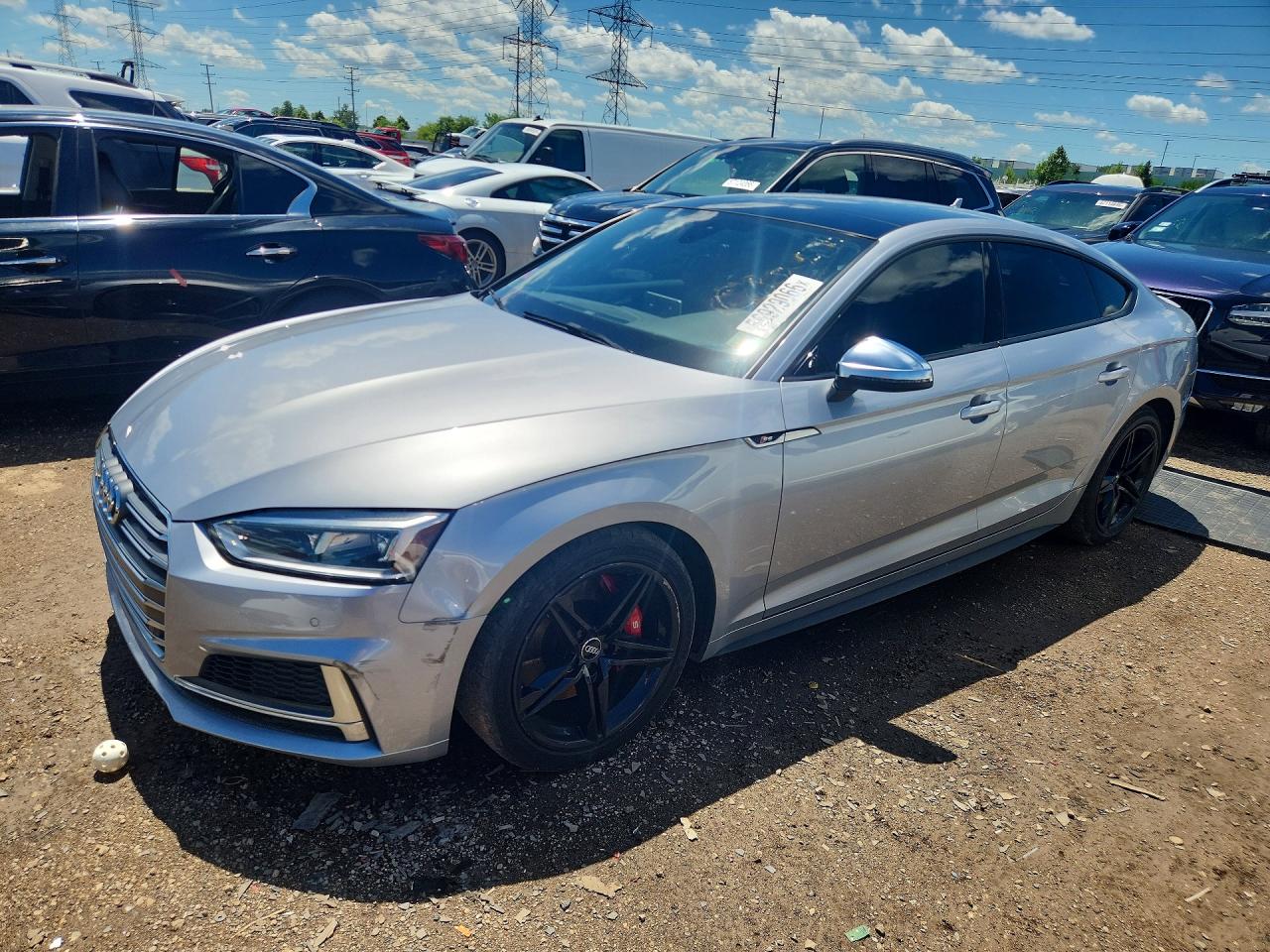 2018 Audi S5 Sportback Premium Plus, VIN WAUB4CF55JA012347 — Minor dents and scratches