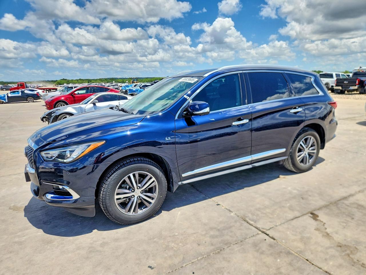 2019 Infiniti QX60 Pure, VIN 5N1DL0MN9KC505269 — Hail