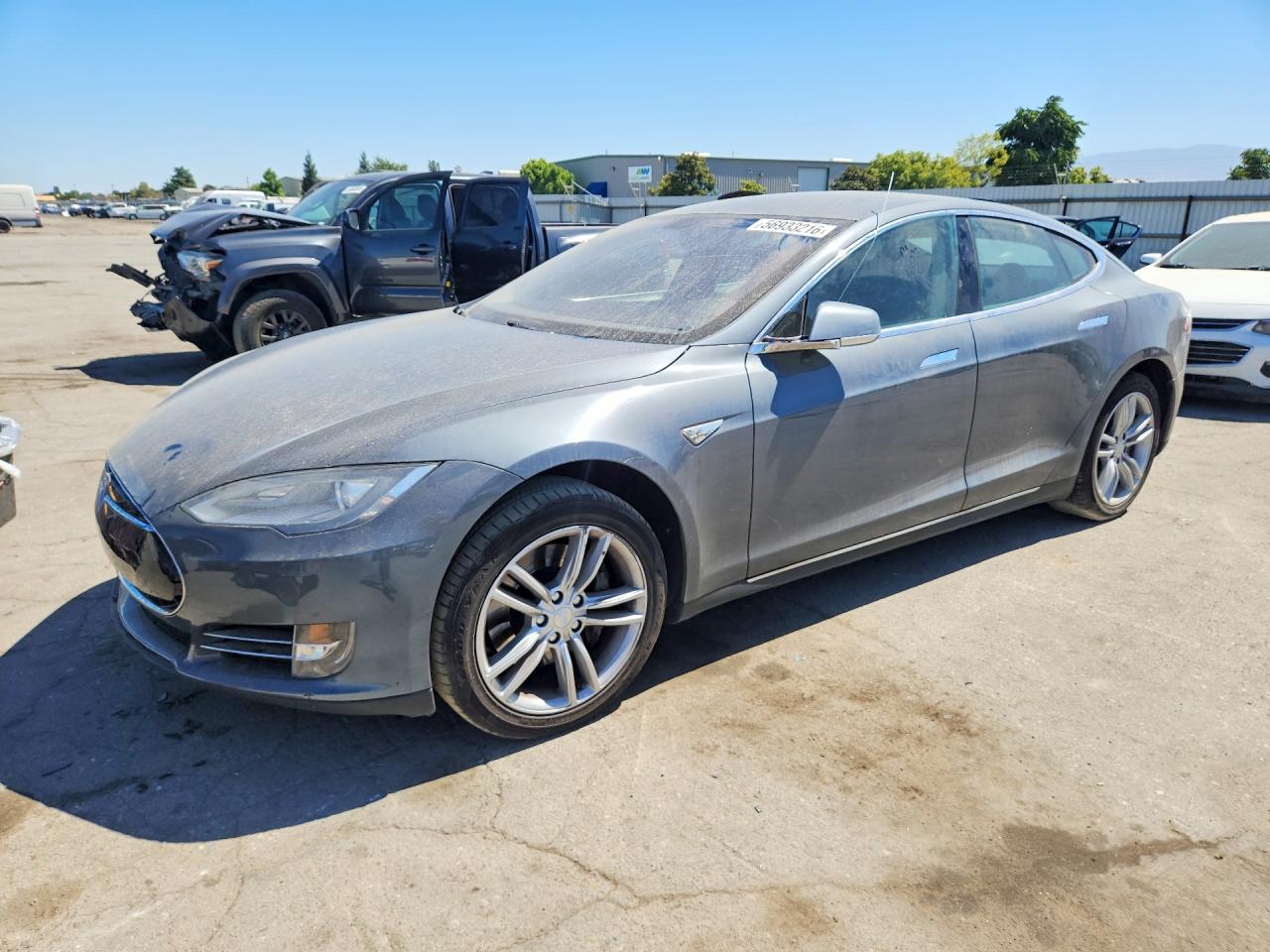 2013 Tesla Model S, VIN 5YJSA1DNXDFP05607 — Normal wear