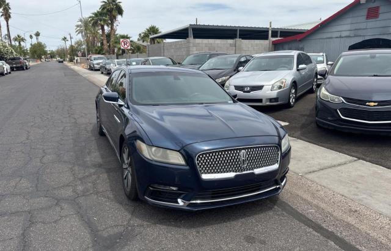 2017 Lincoln Continental Premiere, VIN 1LN6L9PK8H5608601 — Frame damage