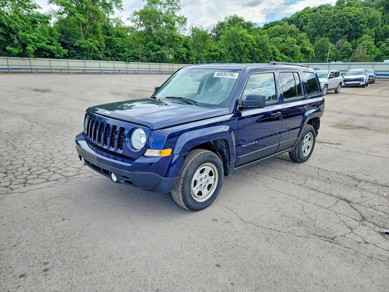 2015 Jeep Patriot Sport, VIN 1C4NJRBB9FD155685 — Фото с аукциона