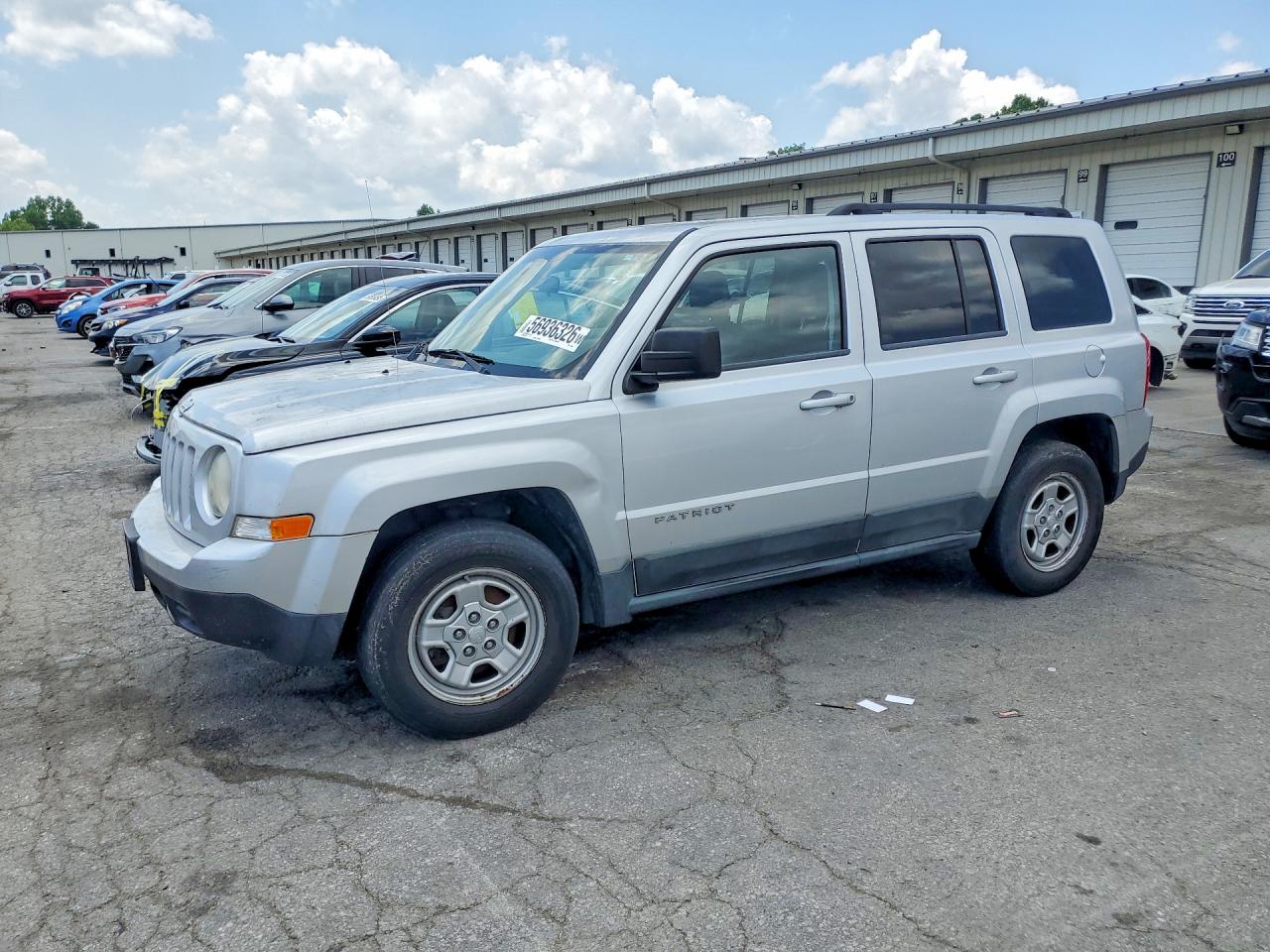 2011 Jeep Patriot Sport, VIN 1J4NT1GB3BD196841 — Front end
