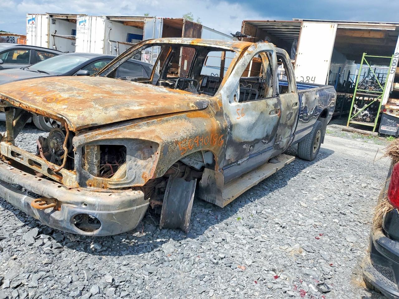 2006 Dodge 3500 SLT, VIN 3D7LX38C36G160943 — Burn