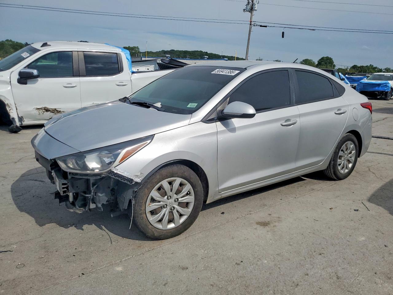 2020 Hyundai Accent SE, VIN 3KPC24A67LE118625 — Front end