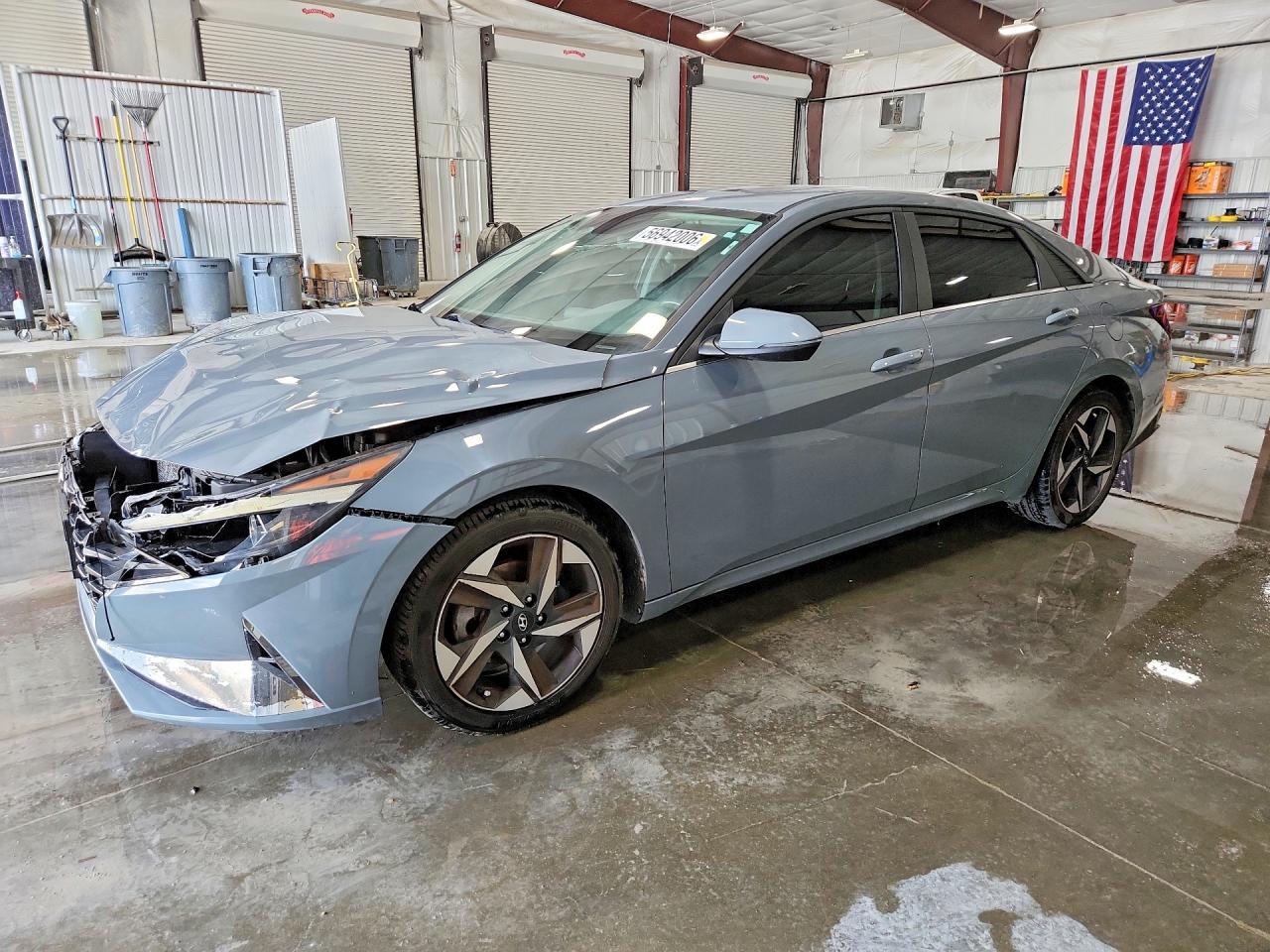 2021 Hyundai Elantra SEL, VIN KMHLN4AG1MU179175 — Front end