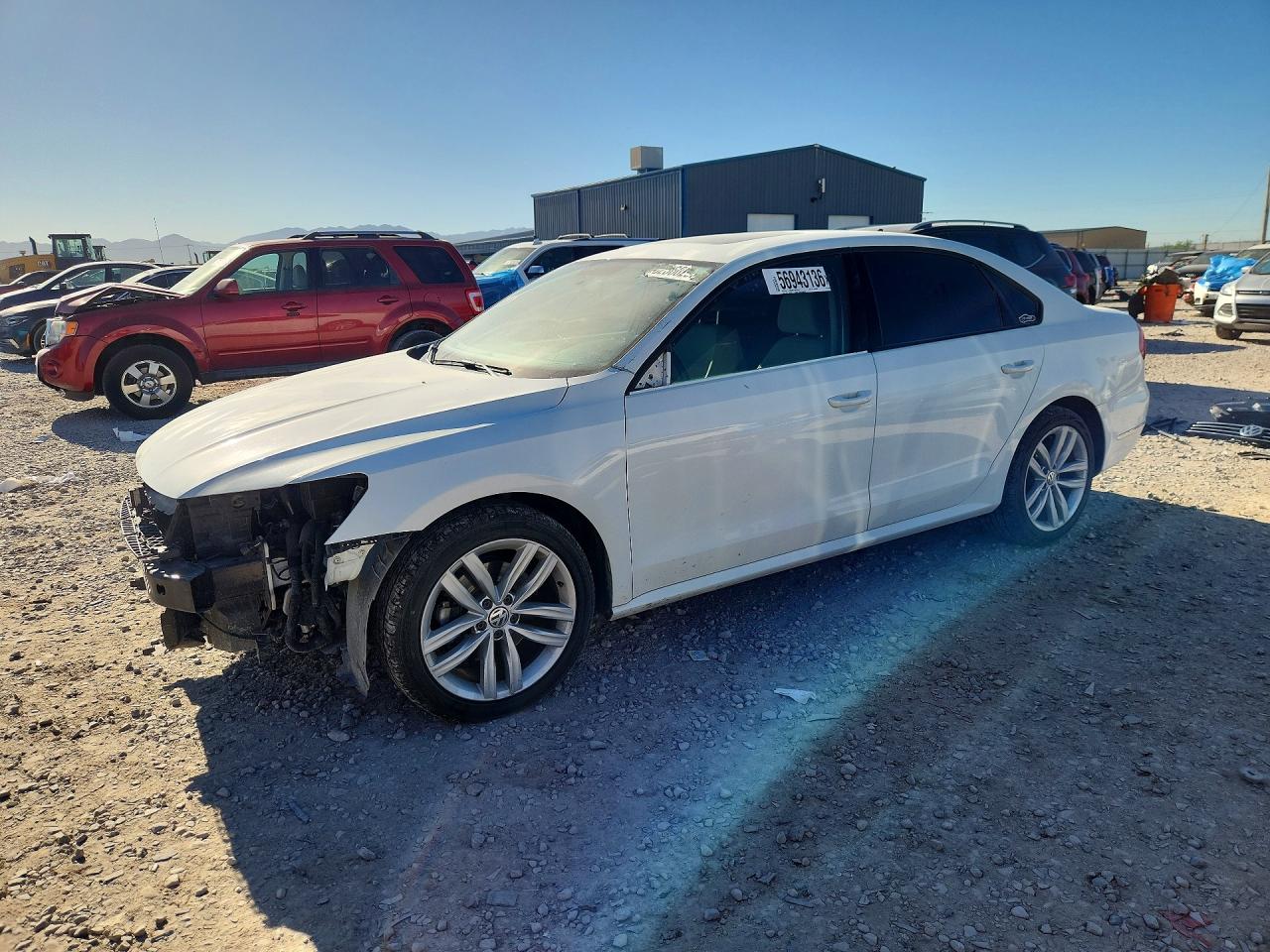 2019 Volkswagen Passat Wolfsburg Edition, VIN 1VWLA7A33KC001900 — Front end
