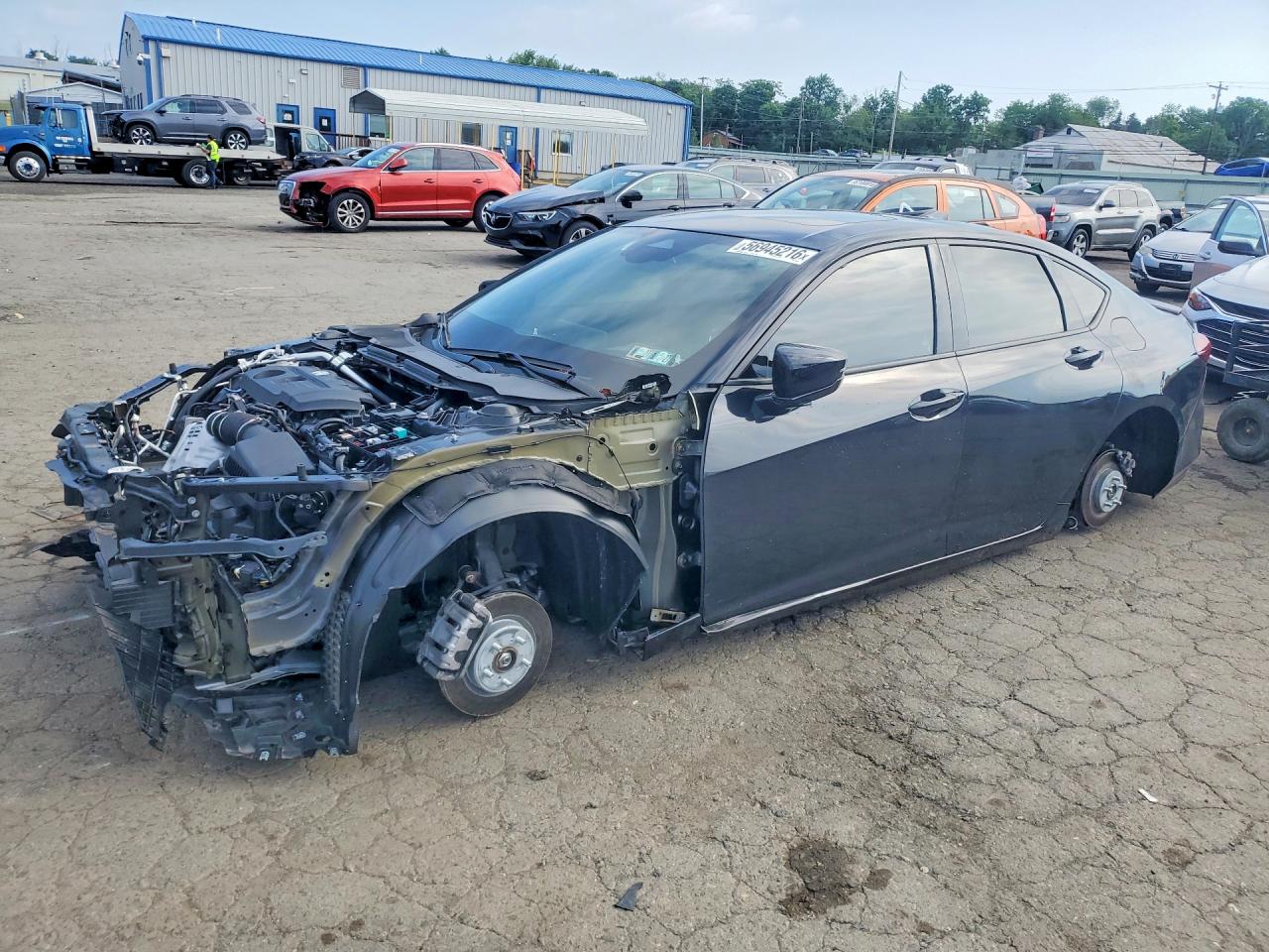 2025 Acura TLX w/A-Spec Package, VIN 19UUB6F51SA003019 — Вандализм