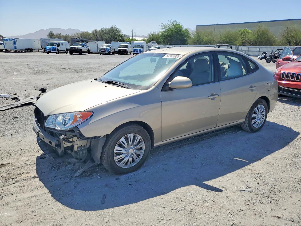 2010 Hyundai Elantra GLS, VIN KMHDU4AD4AU947854 — Front end