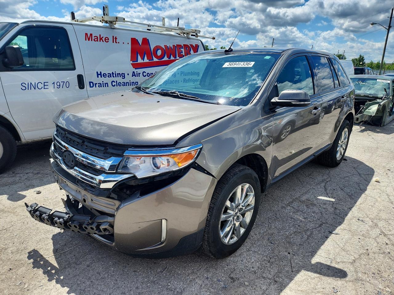 2013 Ford Edge SEL, VIN 2FMDK3JC2DBE02821 — Front end