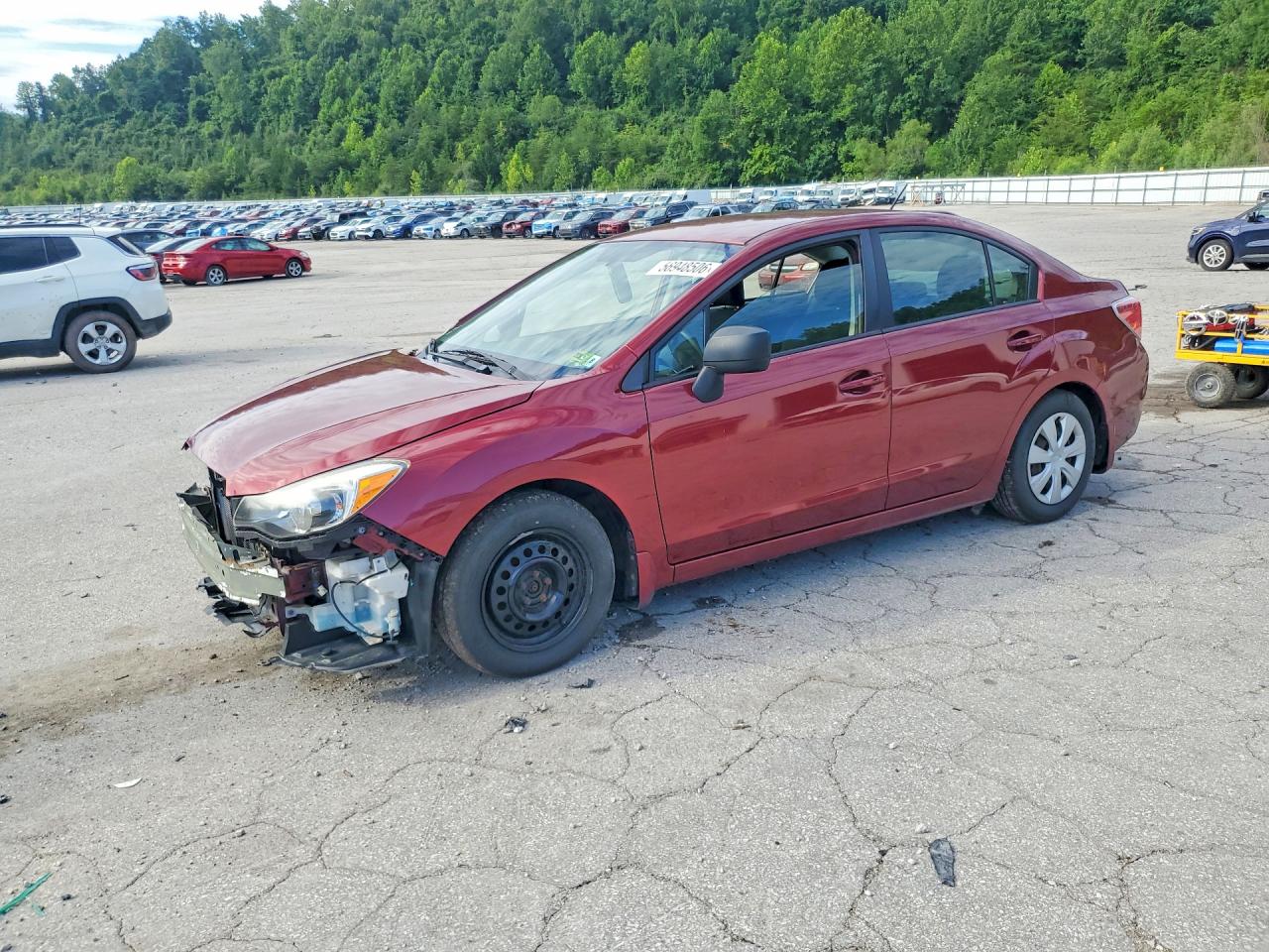 2014 Subaru Impreza, VIN JF1GJAA66EH011877 — Front end