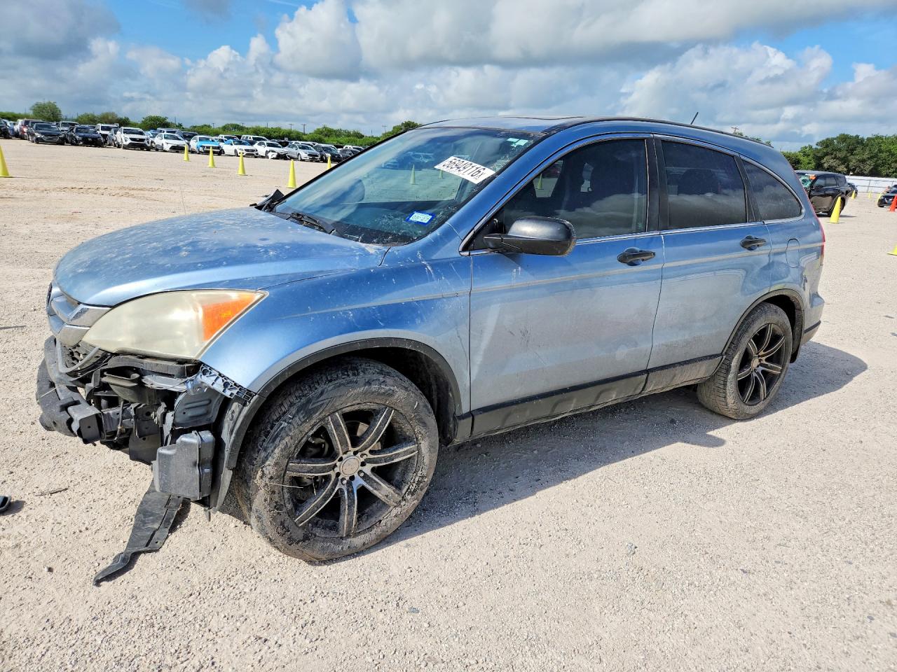 2010 Honda CR-V EX, VIN 3CZRE3H51AG702894 — Front end