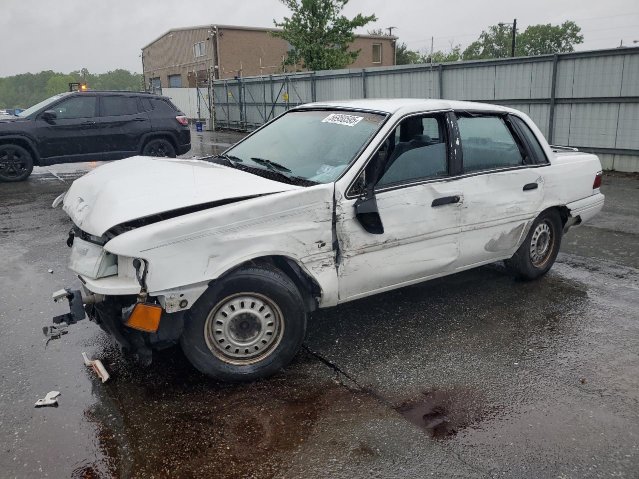 1992 Mercury Topaz GS, VIN 2MEPM36U1NB611321 — Бок