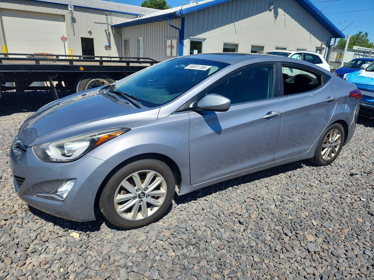 2015 Hyundai Elantra SE, VIN 5NPDH4AE9FH606419 — Vandalism