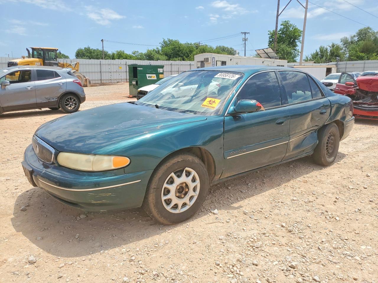 2001 Buick Century Custom, VIN 2G4WS52J011307340 — Бок