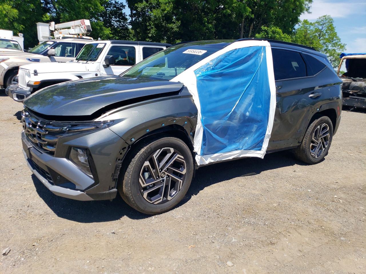 2025 Hyundai Tucson Limited, VIN KM8JEDD10SU384692 — Бок