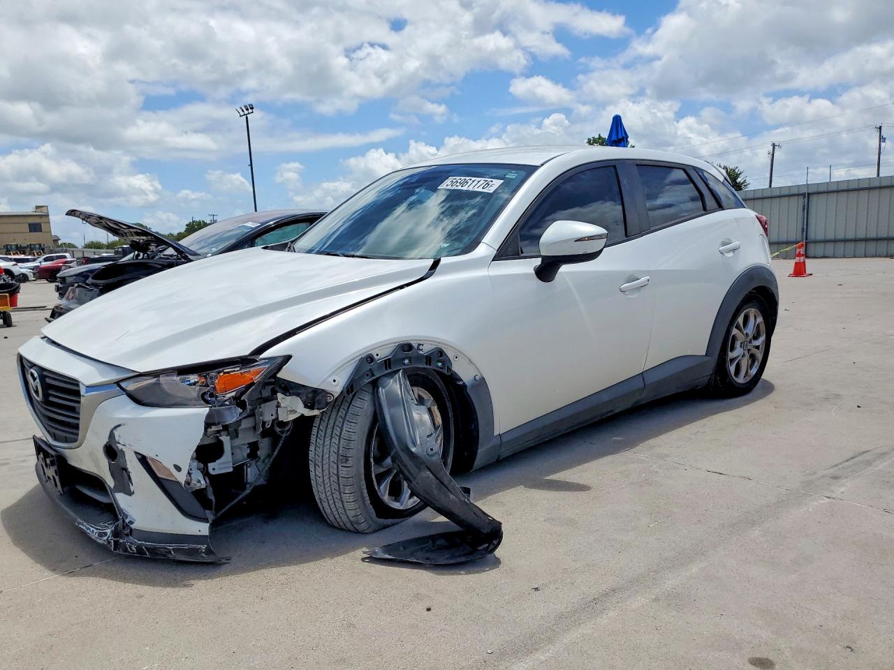 2019 Mazda CX-3 Sport, VIN JM1DKDB70K1460494 — Rear end