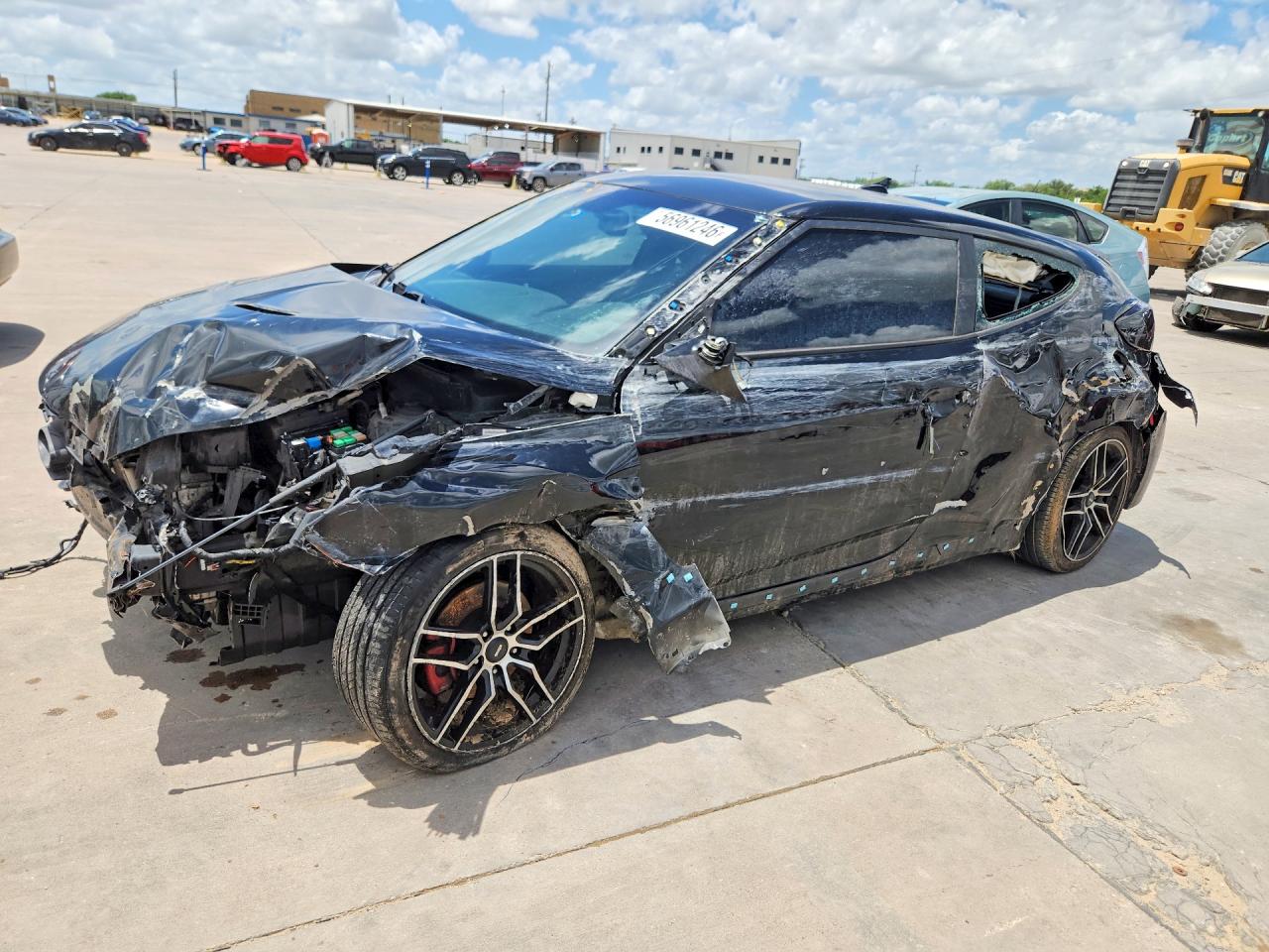2013 Hyundai Veloster Turbo, VIN KMHTC6AE9DU151074 — All over