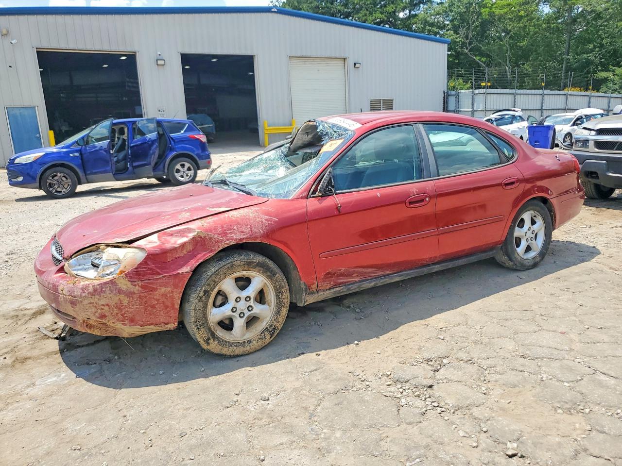 2000 Ford Taurus SE, VIN 1FAFP53U5YA131941 — Rollover