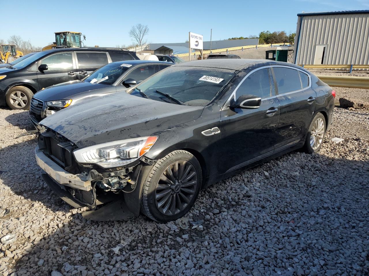 2015 Kia K900 Luxury, VIN KNALW4D49F6023490 — Front end
