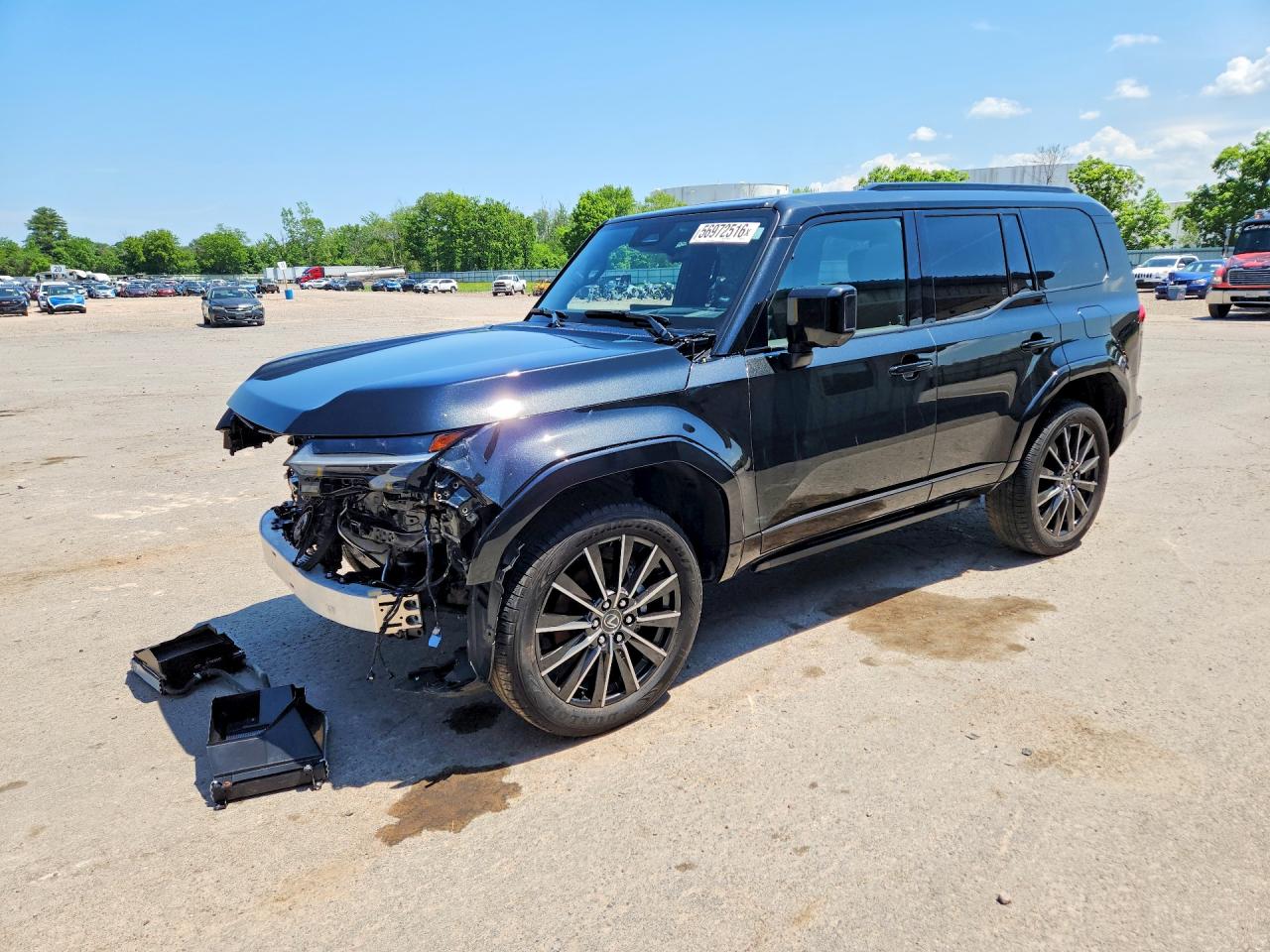 2025 Lexus GX 550 Luxury+, VIN JTJVBCDX0S5041787 — Перед