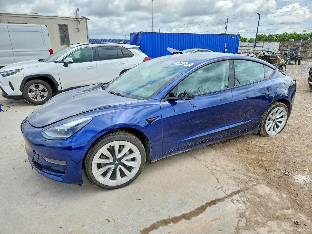 2022 Tesla Model 3, VIN 5YJ3E1EA7NF370506 — Крыша