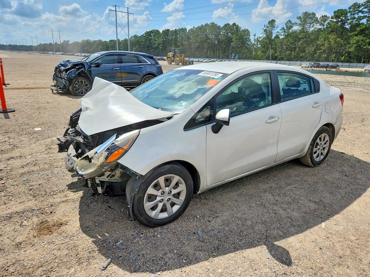 2016 Kia Rio LX, VIN KNADM4A30G6558277 — Front end