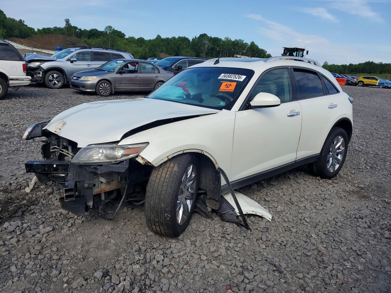 2005 Infiniti FX, VIN JNRAS08WX5X207338 — Front end