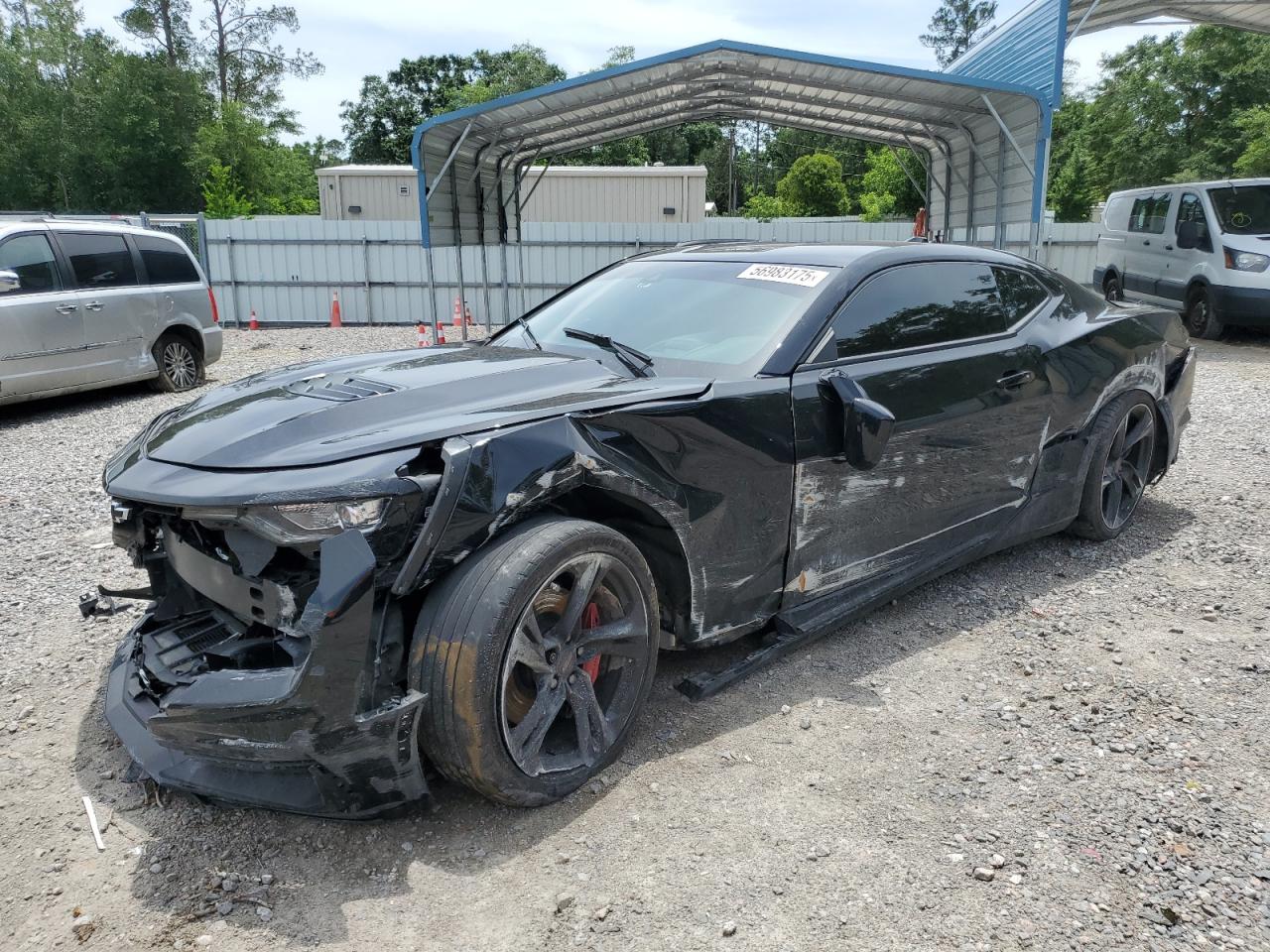2021 Chevrolet Camaro 2SS, VIN 1G1FH1R78M0115713 — Front end