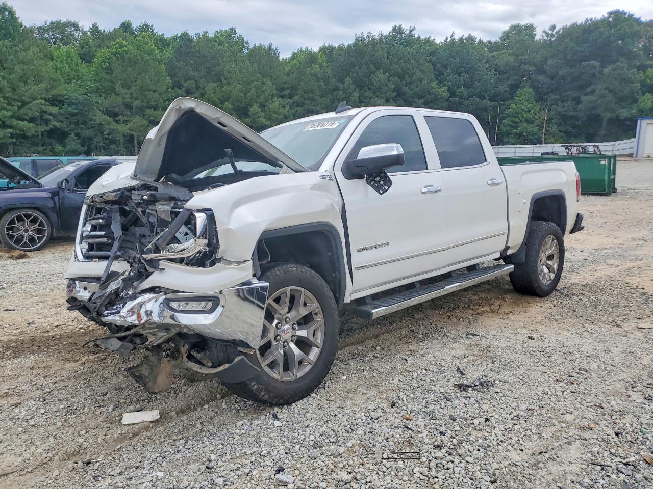 2018 GMC Sierra 1500 SLT, VIN 3GTU2NEC3JG631981 — Front end