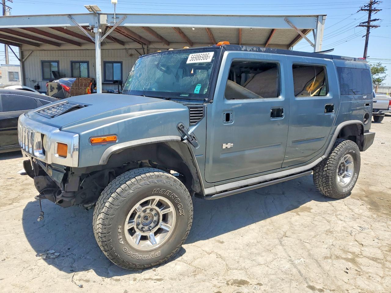 2005 Hummer H2 SUV, VIN 5GRGN23UX5H127968 — Stripped