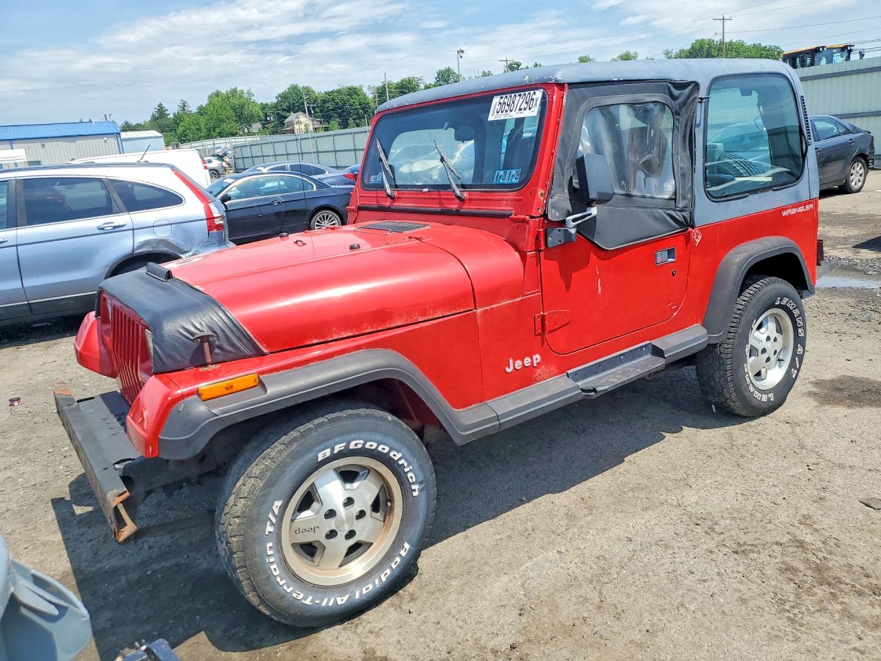 1995 Jeep Wrangler S, VIN 1J4FY19P2SP298242 — Minor dents and scratches