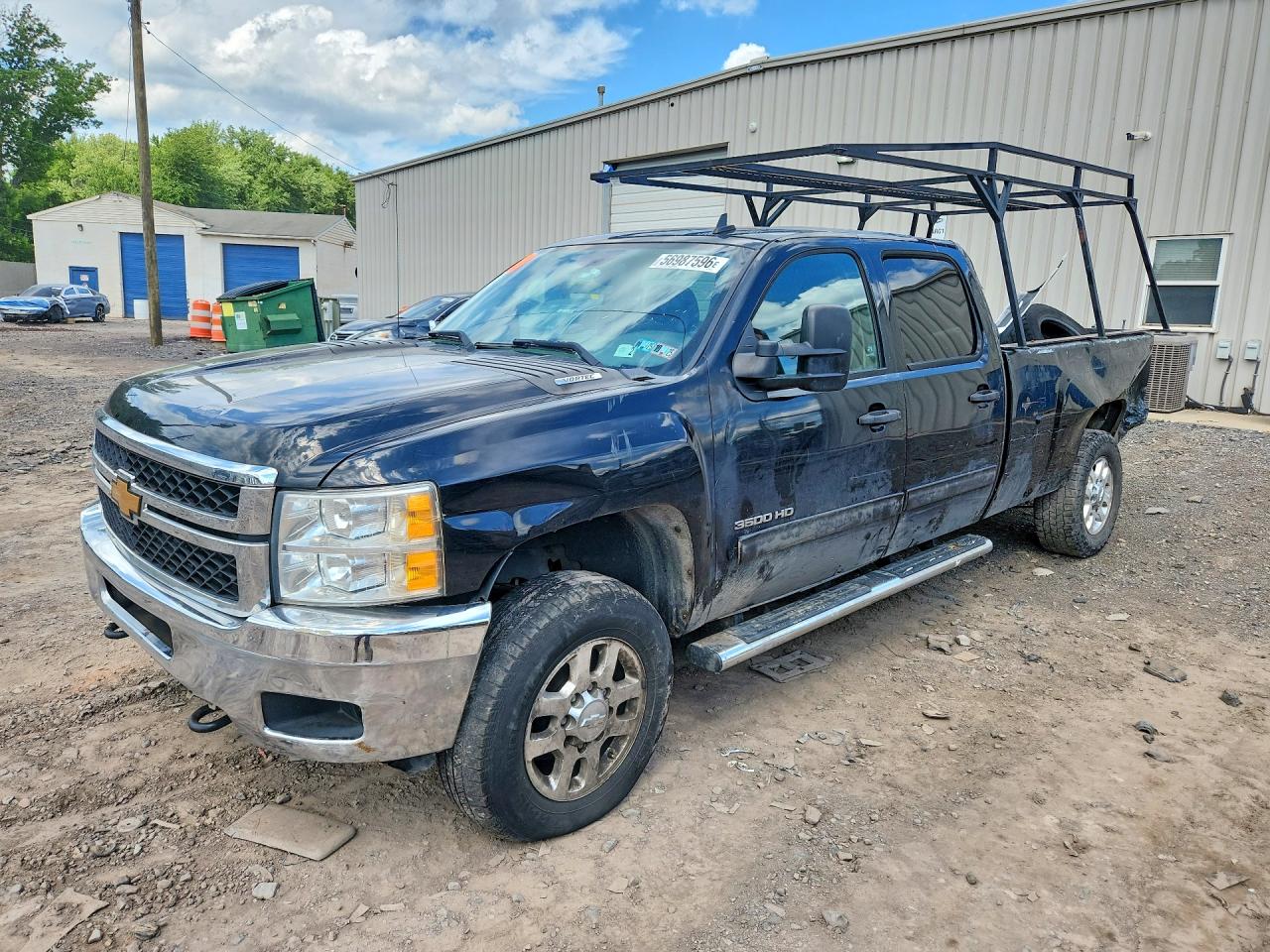 2013 Chevrolet Silverado 3500HD SRW LT, VIN 1GC4K0CG7DF101480 — Rear end