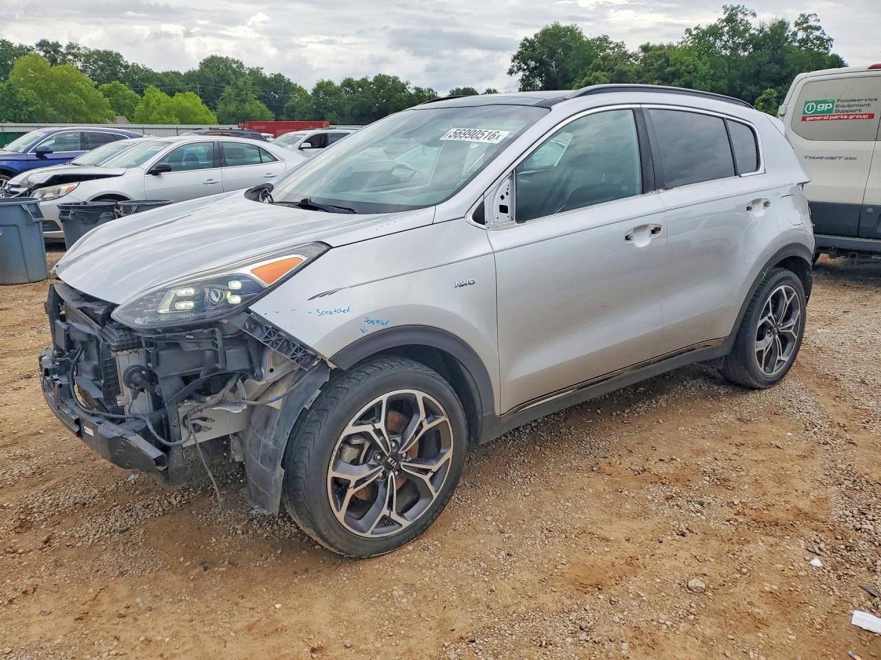 2020 Kia Sportage SX Turbo, VIN KNDPRCA69L7657190 — Rear end
