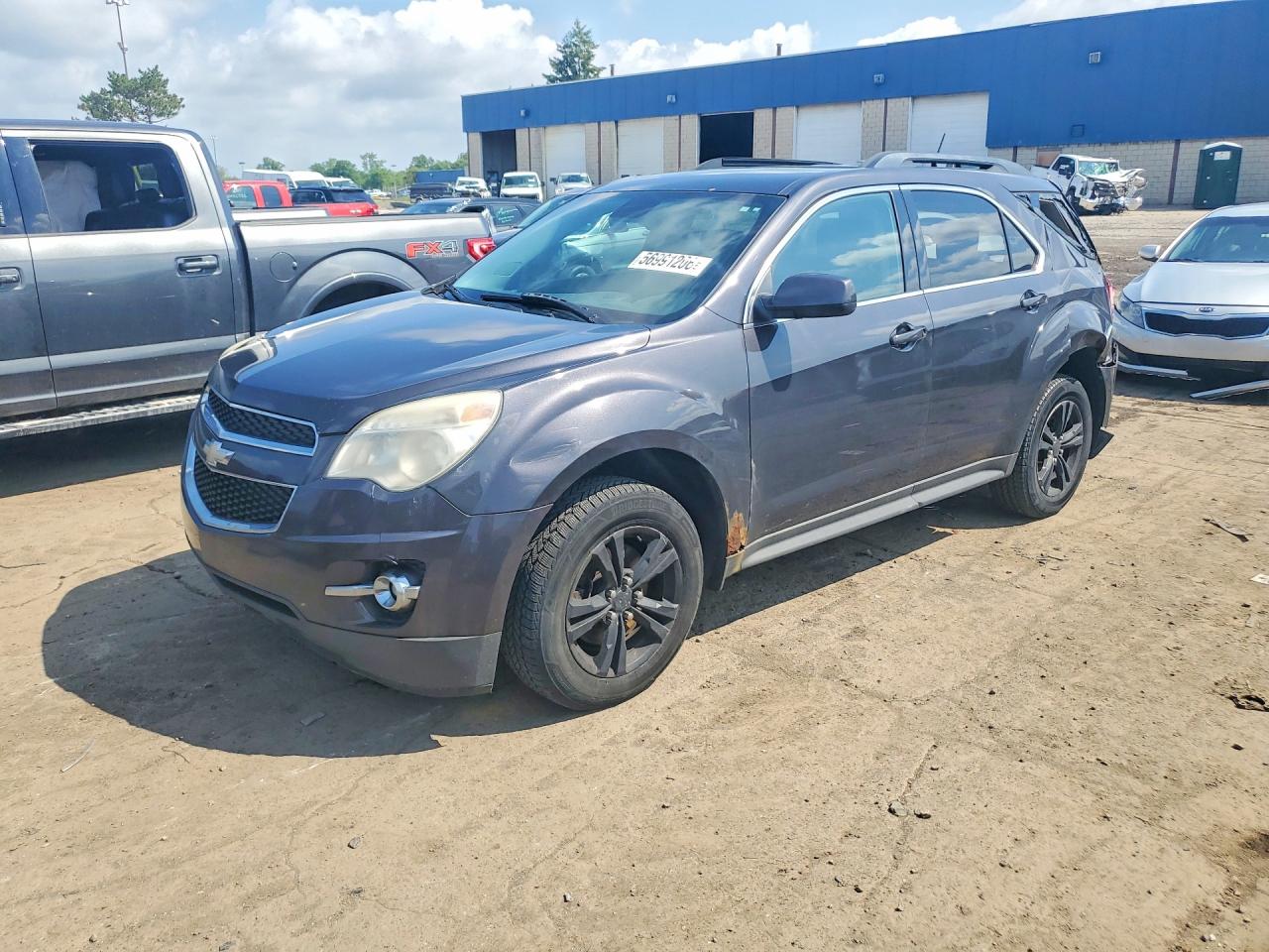 2013 Chevrolet Equinox LT, VIN 2GNALPEK3D6266714 — Rear end