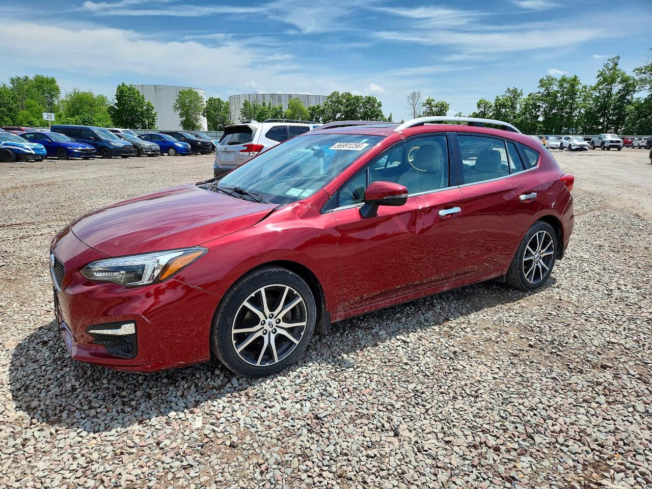 2017 Subaru Impreza Limited, VIN 4S3GTAT63H3718387 — Крыша