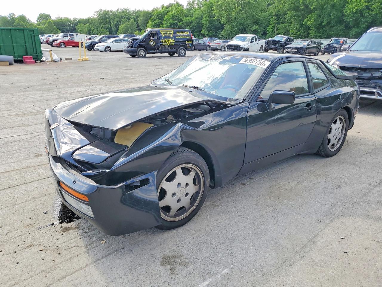 1989 Porsche 944, VIN WP0AB2946KN451732 — Перед