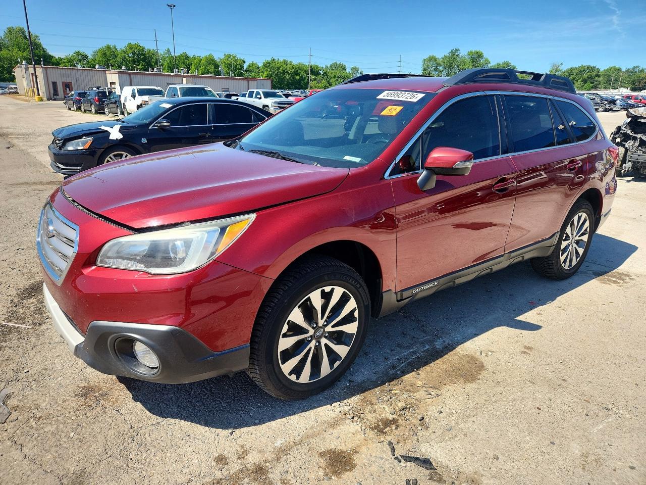 2016 Subaru Outback Limited, VIN 4S4BSBJC6G3265808 — Rear end