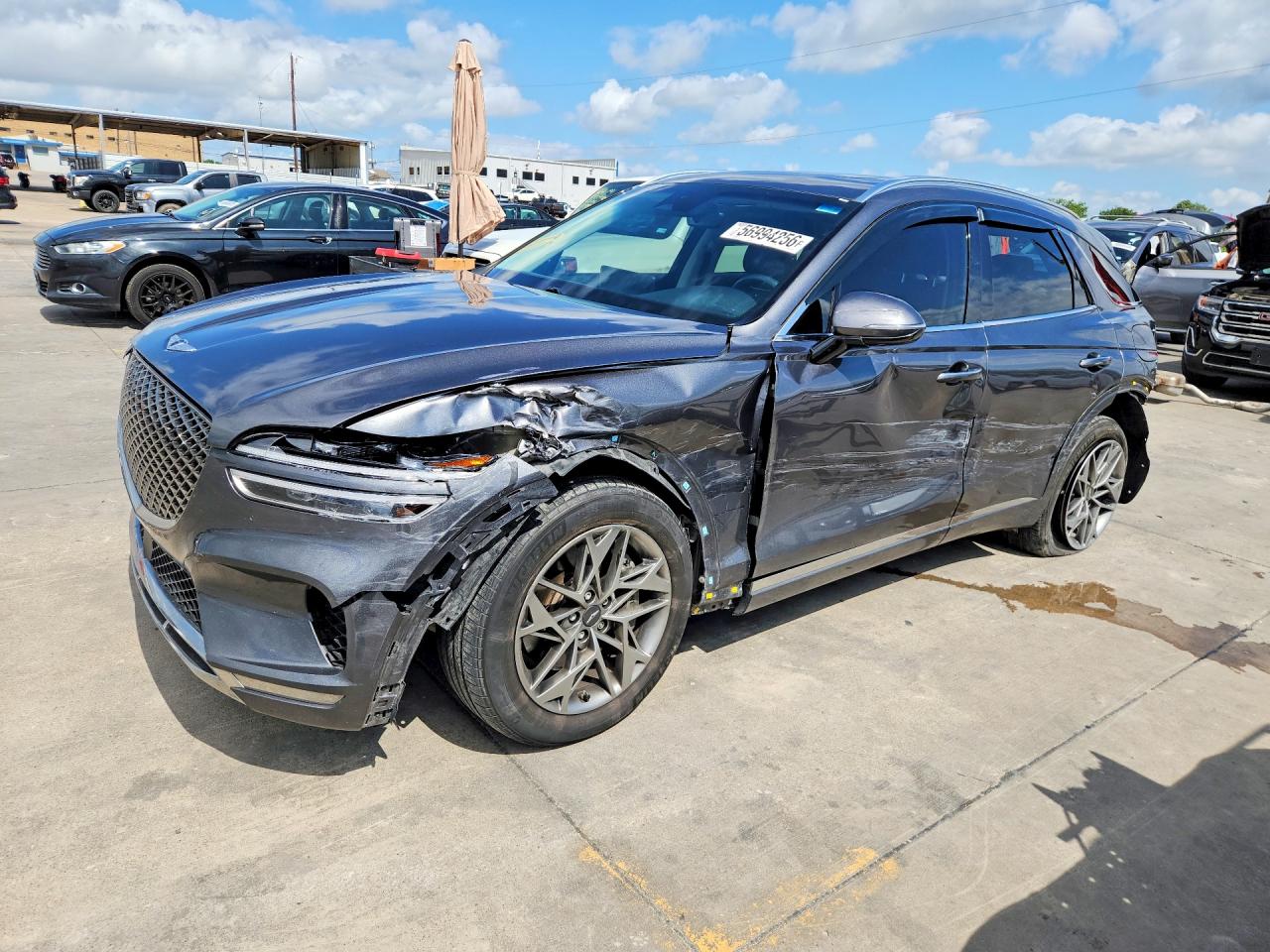 2023 Genesis GV70 2.5T, VIN KMUMADTB3PU093552 — Rear end