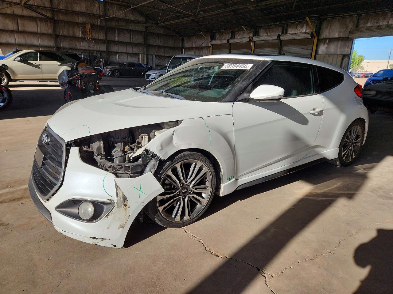 2017 Hyundai Veloster Turbo R-Spec, VIN KMHTC6AE8HU310320 — Undercarriage
