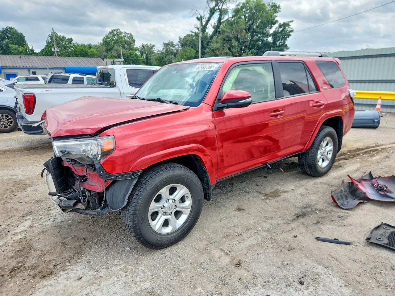 2019 Toyota 4Runner SR5 Premium, VIN JTEBU5JR5K5632307 — Front end