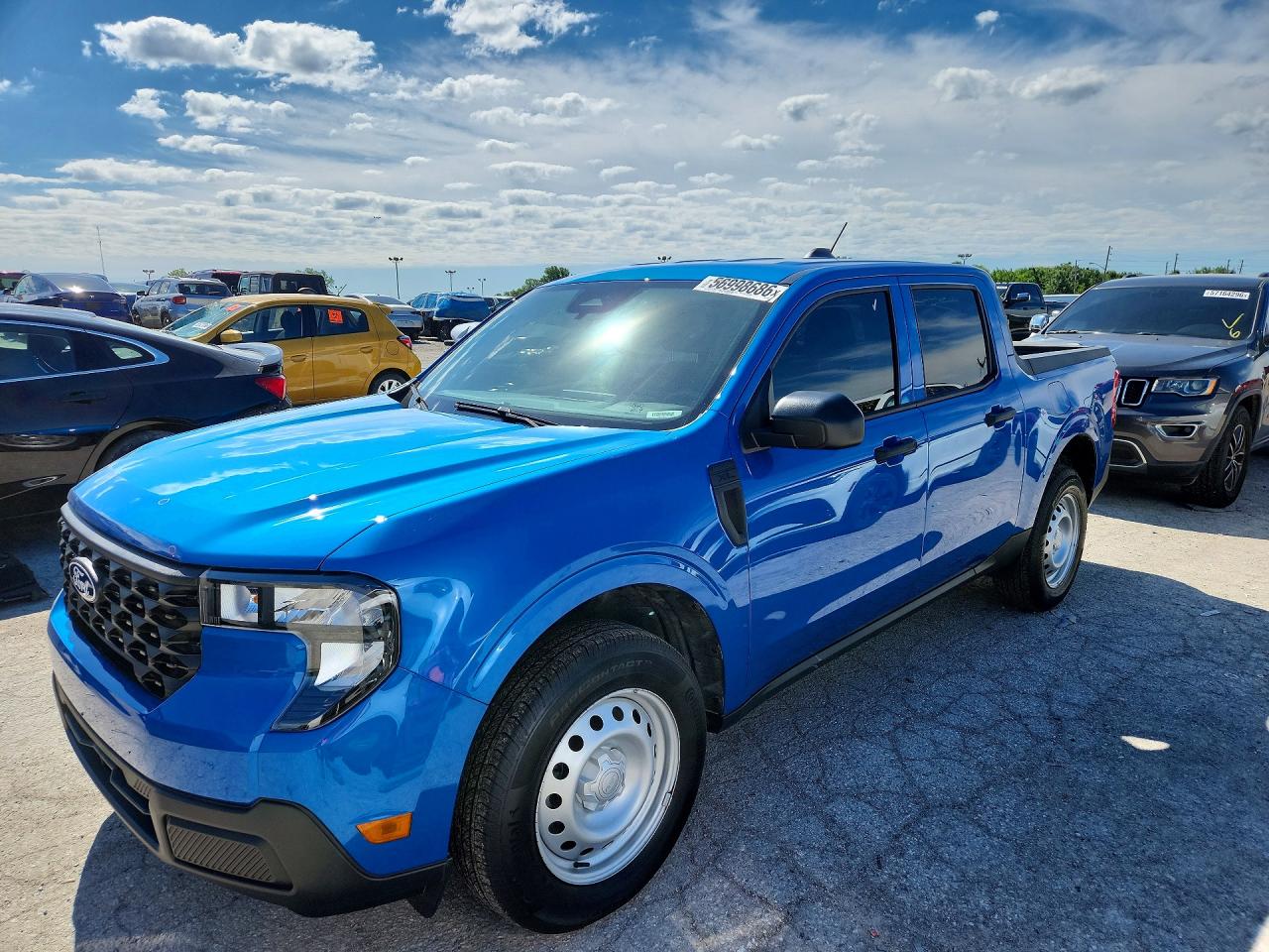 2025 Ford Maverick XL, VIN 3FTTW8BA7SRB72710 — Prior damage history